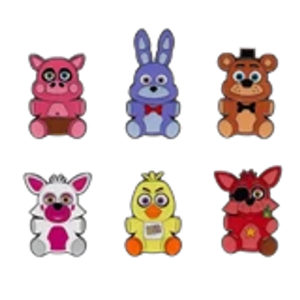 Five Nights At Freddys Character FNAF Loungefly Blind Box Enamel Pin | Enamel Pin | Free shipping over £20 | HMV Store
