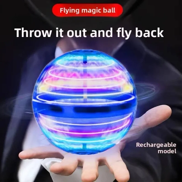 Wuhui Magic Flying Ball Gyroscope Ball Intelligent Induction Luminous Floating Toy Rechargeable Rotating Sensing Glowing
