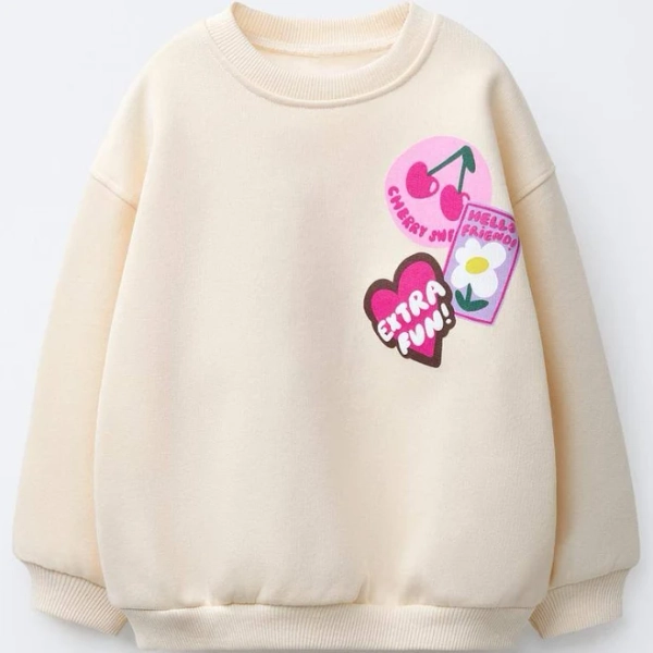 Zara Kids Printed Sweatshirt
