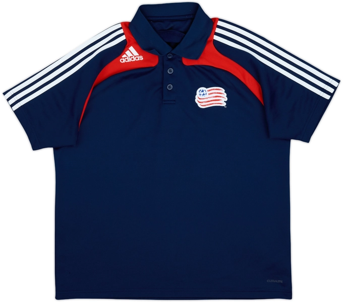 2008-09 New England Revolution adidas Polo Shirt - 8/10 - (L)