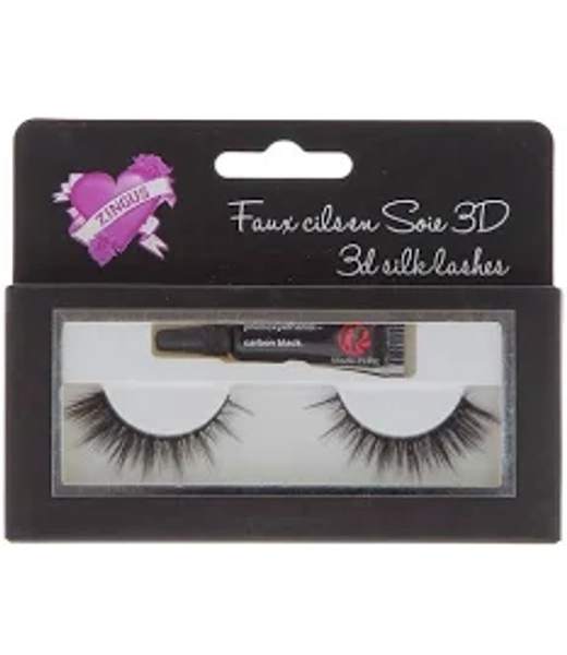 Kit faux cils en soie 3D Zingus