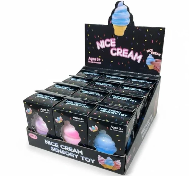 Nice Cream Sensory Toy – Trending Ice Cream Squishy 12ct
