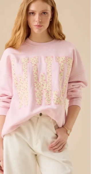WWJD Floral Sweatshirt