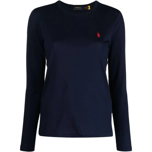 Ralph Lauren Logo Embroidered Crewneck T-shirt