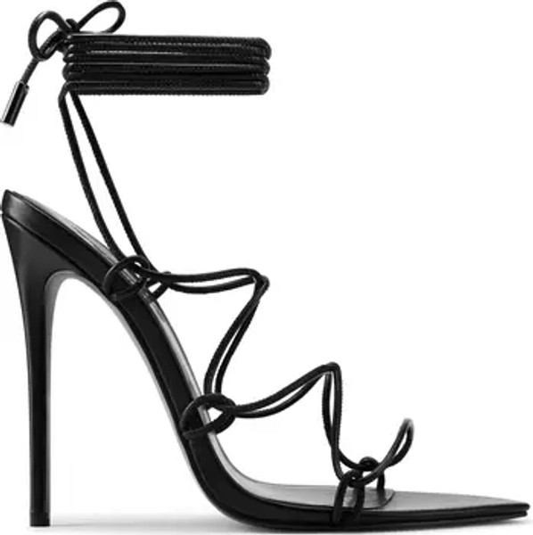 Sin Ankle Wrap Pointed Toe Sandal