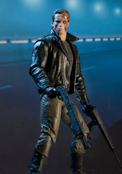 NECA Terminator Ultimate Police Station Assault T-800 Action Figure