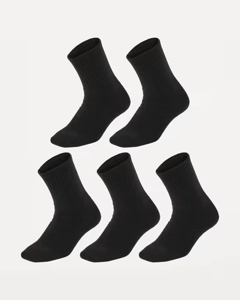 5 Pack Crew Sport Socks Size 6-10