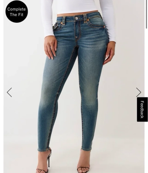 

JENNIE MID RISE SUPER T CURVY SKINNY JEAN - Harmonic Fusion | True Religion

