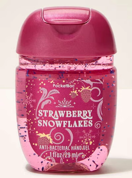 Strawberry Snowflakes PocketBac Hand Sanitizer