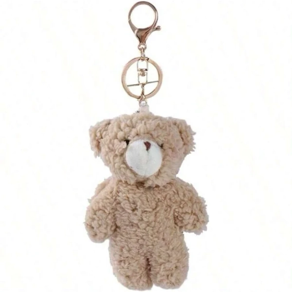 Soft Plush Teddy Bear Keychain