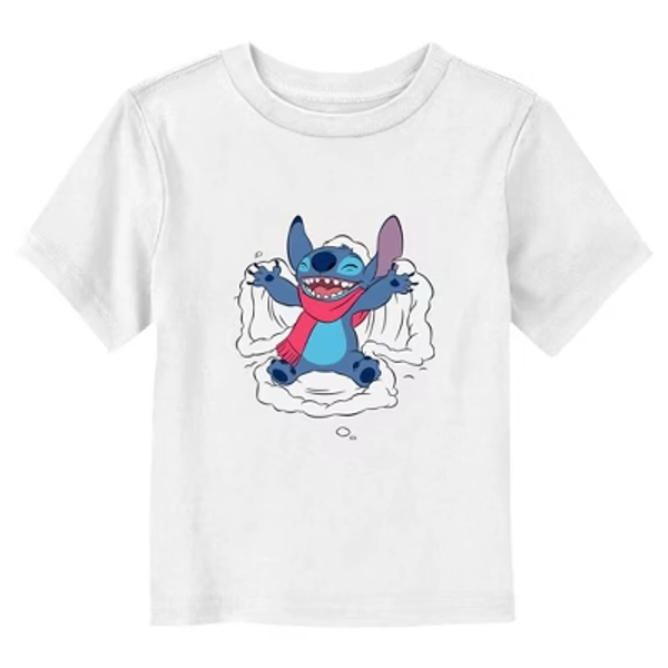 Lilo & Stitch Winter Snow Angel T-Shirt