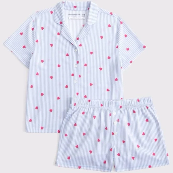Abercrombie Kids Girls Shorts Pajama Set