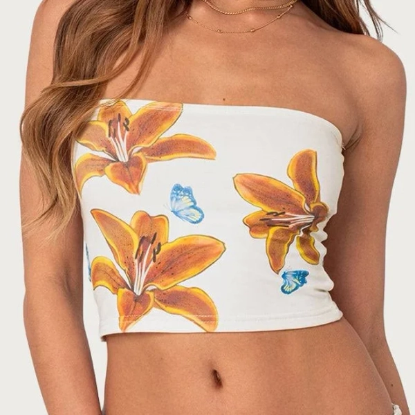 Edikted Women's Tigerlily Tube Top