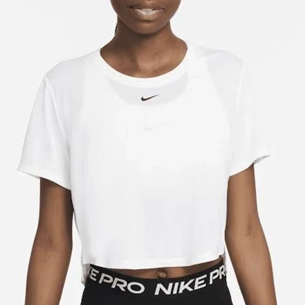 Nike Women's Dri-FIT One Cropped Short-Sleeve Top