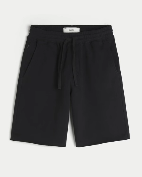 Hollister Feel Good At-the-Knee Baggy Fleece Shorts