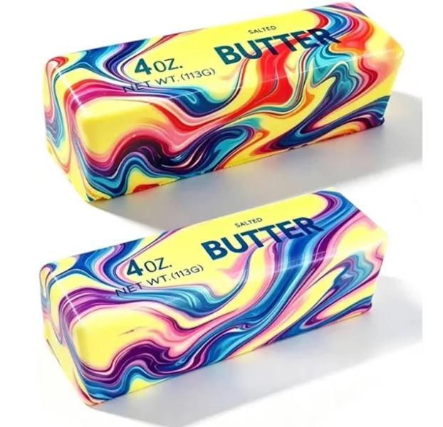 Colorful Slow Rising Butter Squishy Squeeze Toys Pack Sensory Stress Relief Soft & Stretchy Toy for