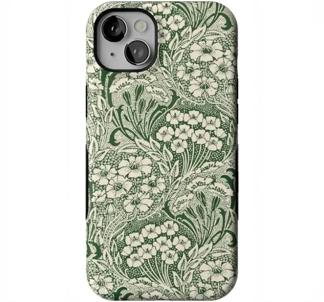 Casely iPhone 14 Plus Mystic Meadow Green Gardens Case