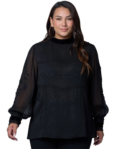 Nightfall Embroidered Blouse