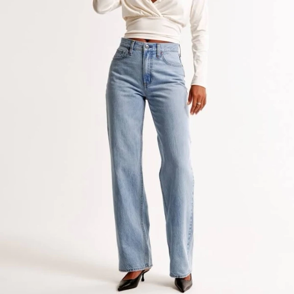 Women's abercrombie & fitch High Rise Loose Jean