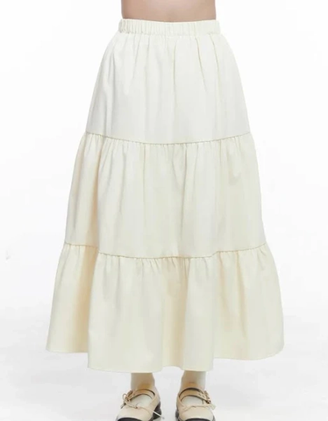Flowy Tiered Maxi Skirt