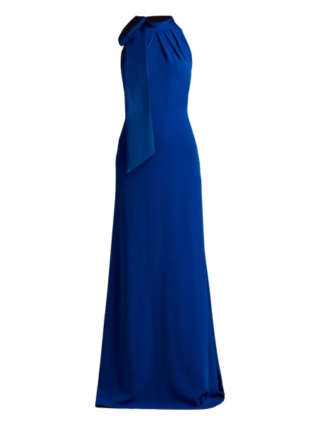 Tadashi Shoji halterneck maxi dress | S