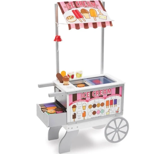 Melissa & Doug 9350 Wooden Snacks and Sweets Food Cart