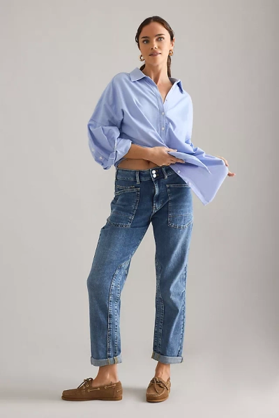 Pilcro The Wanderer Mid-Rise Relaxed-Leg Jeans
