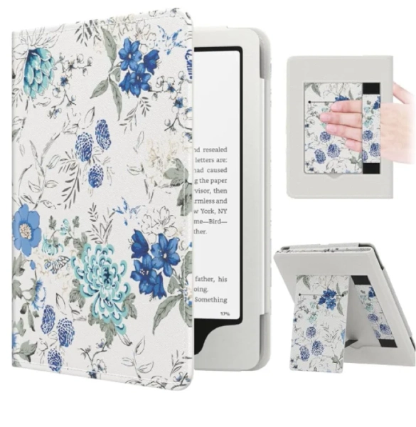 Amazon.com: MoKo Case for 7"/6.8" Kindle Paperwhite(12th/11th Generation-2024/2021) and Kindle Colorsoft Signature Edition, Slim PU Shell Cover Case with Auto-Wake/Sleep for Kindle Paperwhite 2024, Flowers : Everything Else