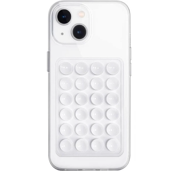 Anteel Silicone Suction Phone Case Mount Non Slip Sticky Phone Grip for Cellphone