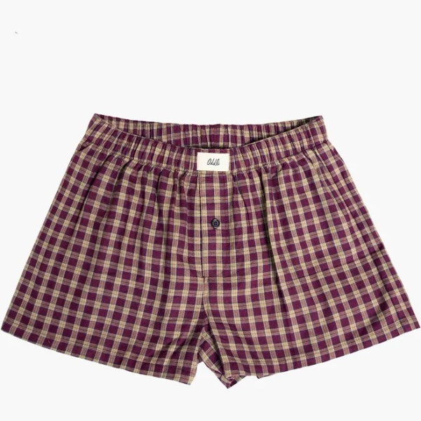 Oddli Inc. Limited Edition Plaid Flannel Boxers
