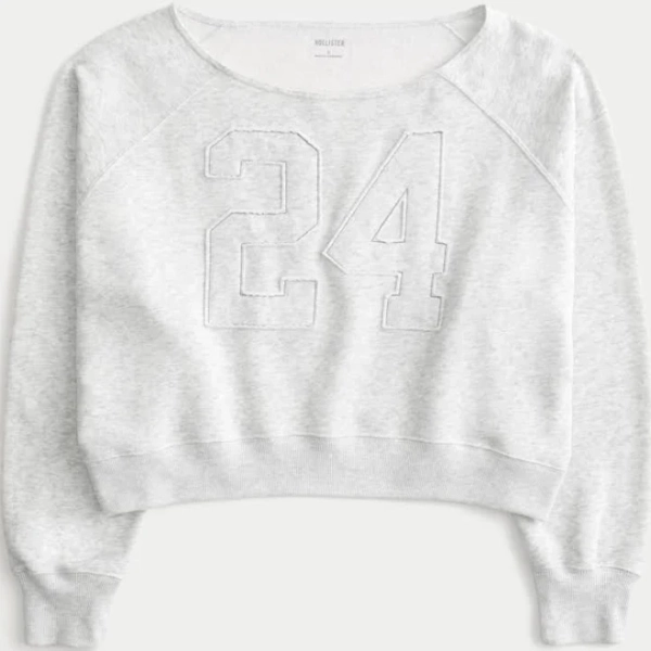 Women's Easy Off-the-Shoulder Graphic Sweatshirt