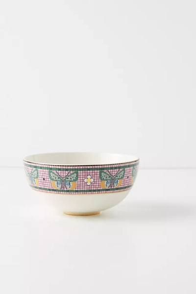 The Bistro Tile Stoneware Cereal Bowl: Garden Edition