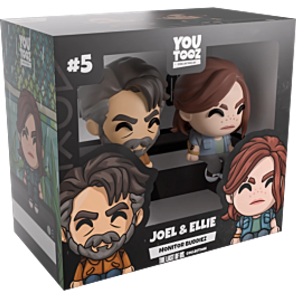 The Last of Us - Joel & Ellie Monitor Buddiez 2.5" Vinyl Figure 2-Pack