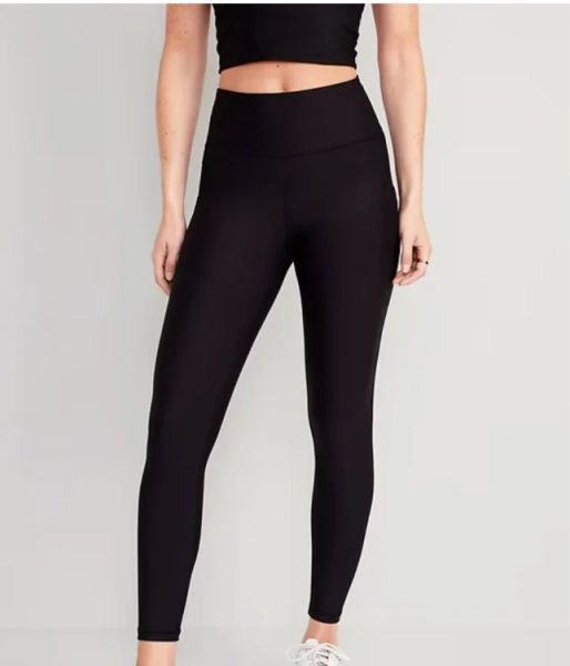 High-Waisted PowerSoft 7/8 Pocket Leggings | Old Navy