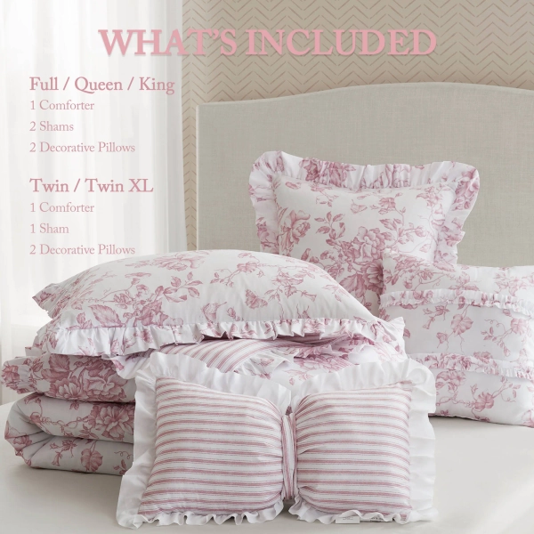Madison Park Essentials Adele Comforter Set with Decorative Pillows