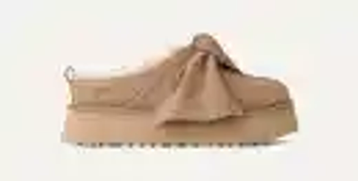 Women's Platform Slip-on Bow