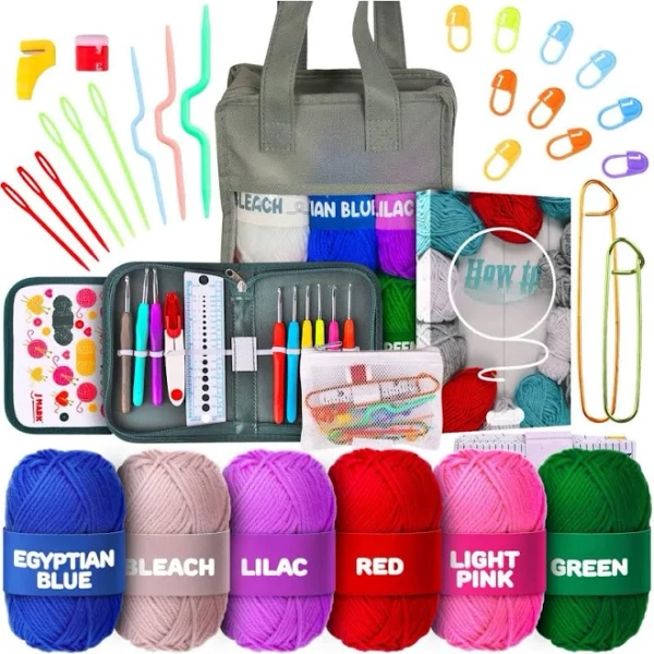 J MARK Crochet Kit for Beginners