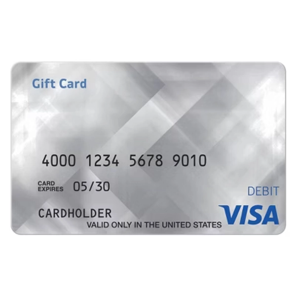 Visa Prepaid Card - $200 + $6 Fee