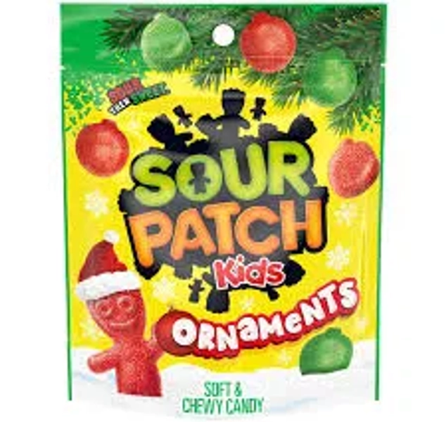 Sour Patch Kids Holiday Candy Ornaments