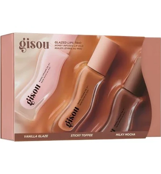 Gisou Glazed Lips Trio Set