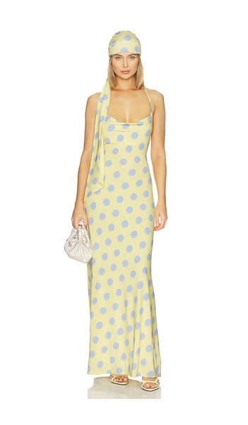 Kim Dress &amp; Hair Wrap Set