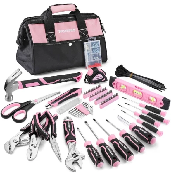 WORKPRO Pink Tool Set