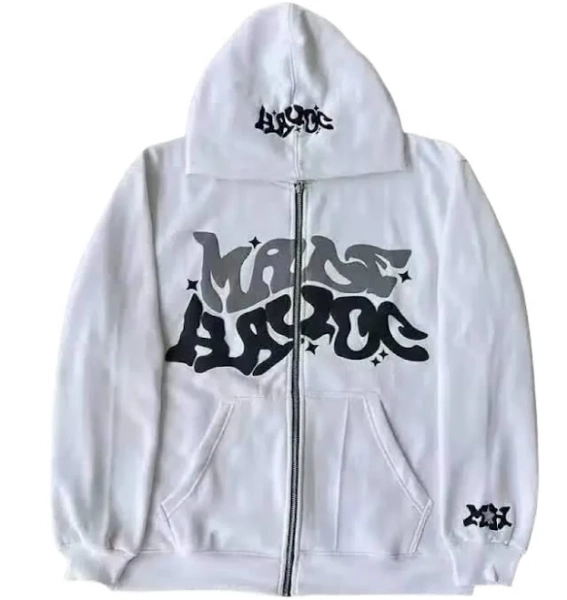 Y2K Custom Hoodie - Y2K Zone White / M