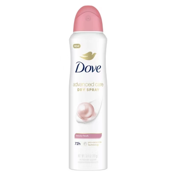 Dove Beauty Advanced Care Beauty Finish 72-Hour Women's Antiperspirant & Deodorant Dry Spray - 3.8oz
