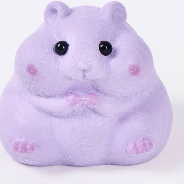 TABASQUISHY Purple Hamster Taba Squishy Squeeze Toys