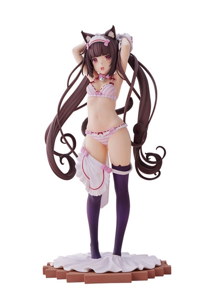 (Pre-owned ITEM:A/BOX:B)Nekopara Chocola -Dress up time- 1/7 Complete Figure(Released)