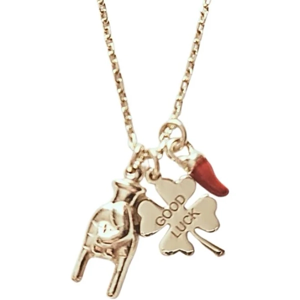 Italian Good Luck Charm Necklace