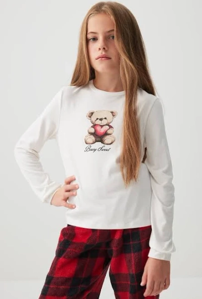 Ardene Kids Eco-Conscious Long Sleeve Pj Set