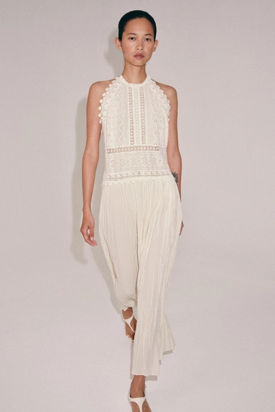 ZW COLLECTION LACE MIDI DRESS