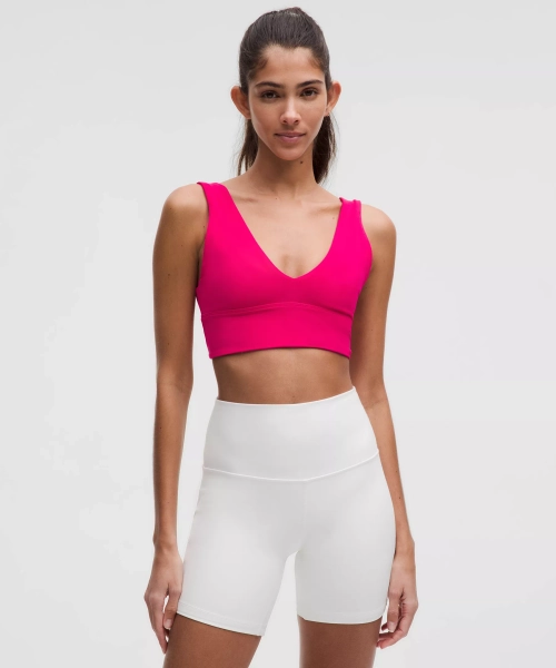 lululemon Align™ V-Neck Bra *Light Support, A/B Cup - Passionate - 2